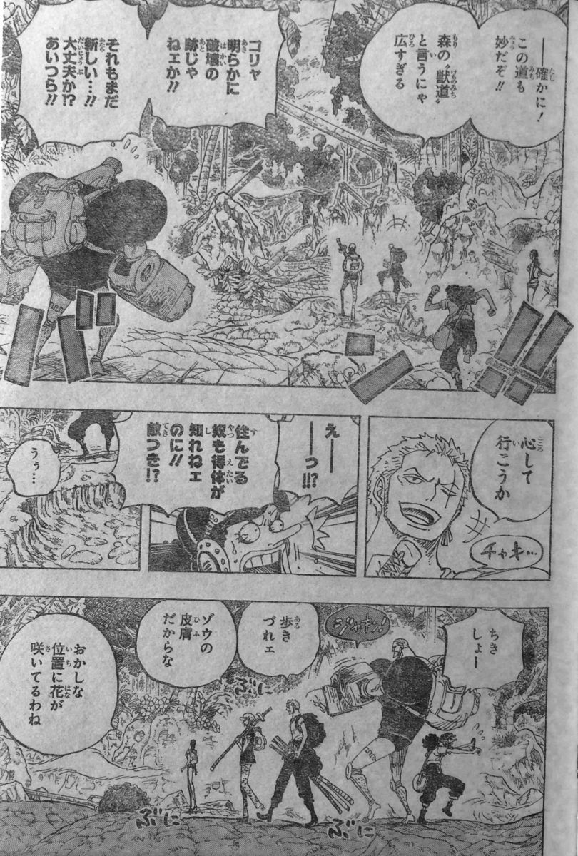 第804話 象の背の国の冒険 ミンク族キャロット 破壊され人がいないゾウの街 カイドウ関連か One Piece ワンピース 道場 アニメ 漫画 まにあ道 趣味と遊びを極めるサイト