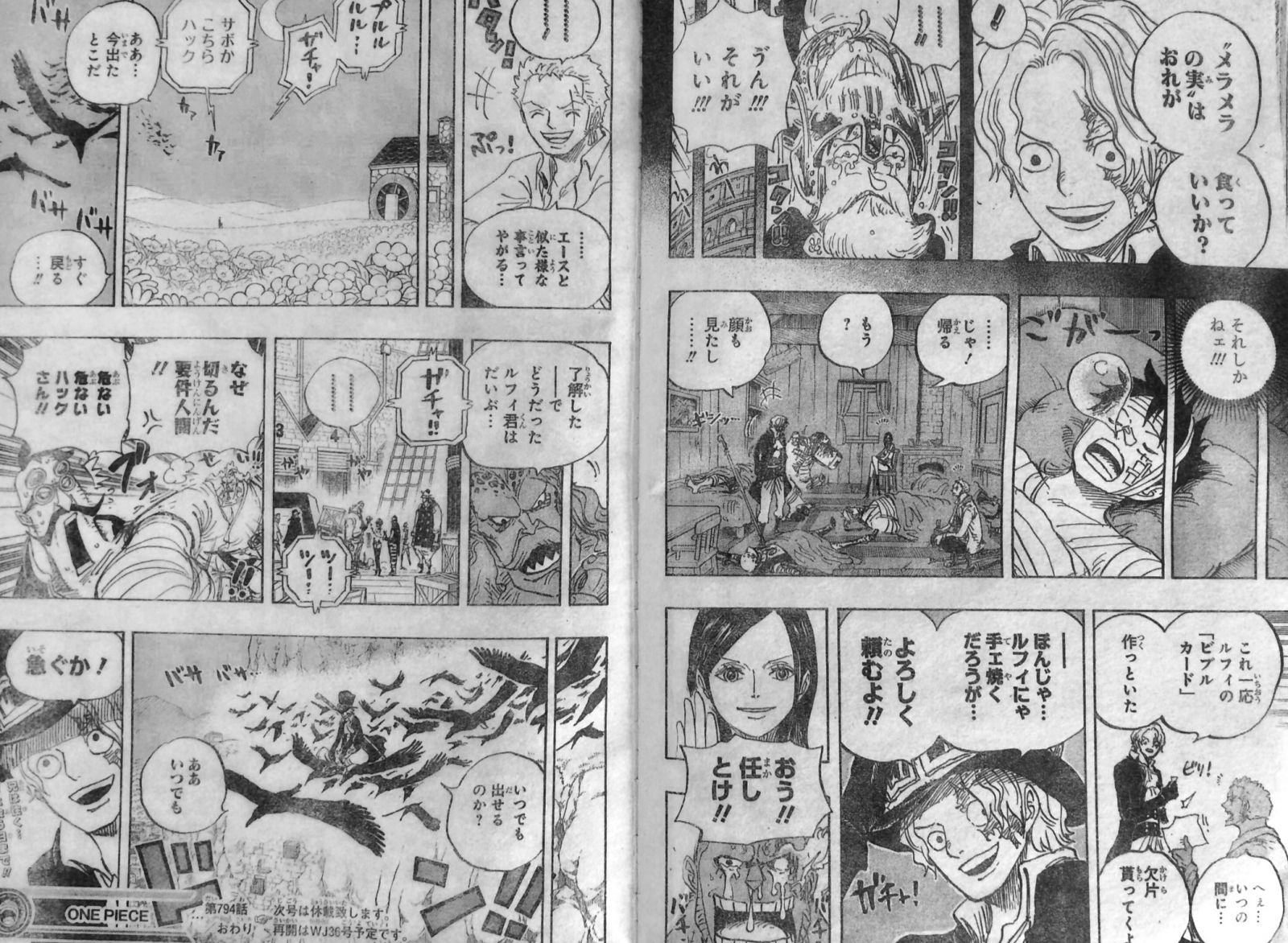 第794話 サボの冒険 記憶失っていたサボ エースの死で記憶蘇る メラメラの実経緯 トリトリの実 One Piece ワンピース 道場 アニメ 漫画 まにあ道 趣味と遊びを極めるサイト