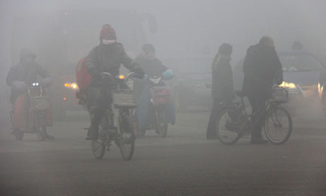大気汚染 中国 原因 健康被害 予防対策 黄砂 PM2.5 喘息 マスク 空気清浄機
