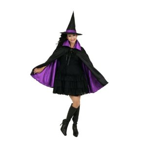 ハロウィン･コスプレ衣装･コスチューム 2カラーマントパープル