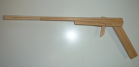 割り箸で作る連発銃 ４連射 ゴム銃道場 ホビー ゲーム まにあ道 趣味と遊びを極めるサイト
