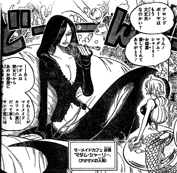 第610話 占い師マダム シャーリー サンジの容態 タコの剣士 魚人島に不吉な予言 One Piece ワンピース 道場 アニメ 漫画 まにあ道 趣味と遊びを極めるサイト