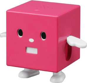 かくれんぼクロックちゃん ハッピー(ピンク)