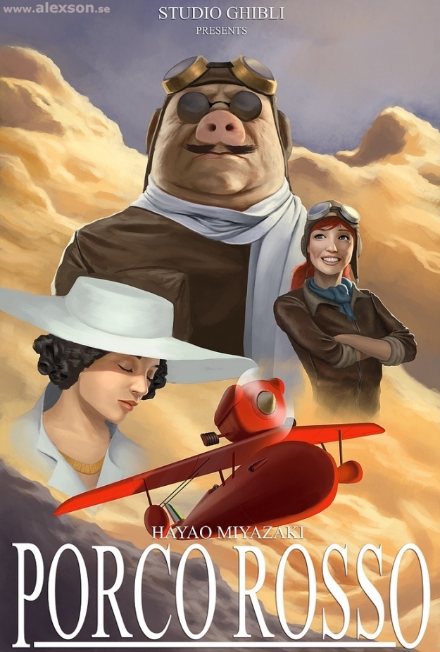 ジブリ映画がリアルな洋画風ポスターに ナウシカ ポニョ トトロ ハウル 千と千尋 紅の豚など ビビビ 衝撃走る 画像 動画道場 エンターテイメント まにあ道 趣味と遊びを極めるサイト