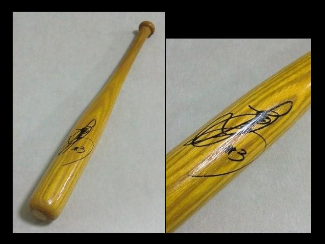 中村紀洋 サイン入り本人仕様バット ベイスターズ-