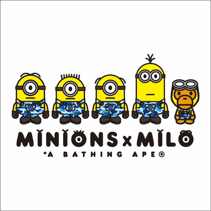 アベイシングエイプ 17新作 Minions Baby Milo Bape コラボレーション Coming Soon ファッションブランド最新情報道場 ファッション まにあ道 趣味と遊びを極めるサイト